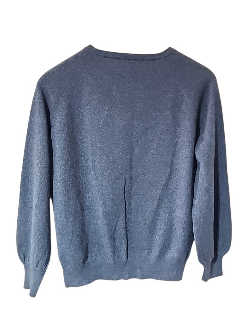 Saccharine New York 100% Cashmere Hummingbird Sweater Blue Floral Knit Small - Picture 4 of 8